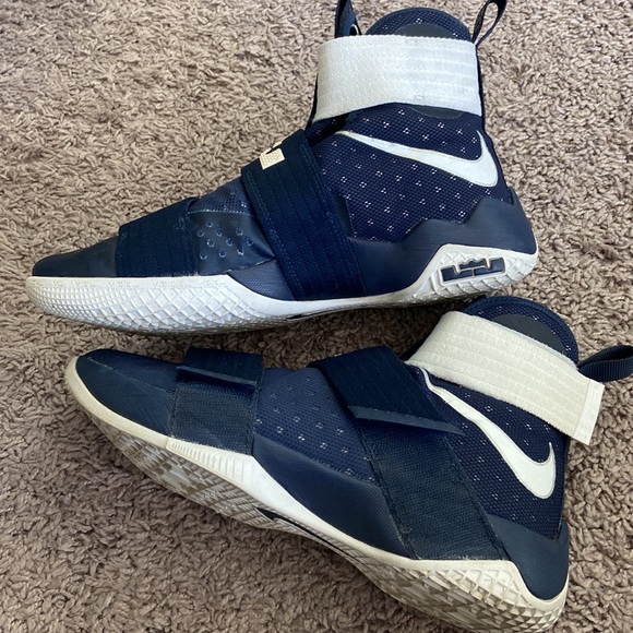 Nike LeBron Solider Ten LRSJ SX 16/17 Navy Blue - Picture 2 of 10